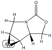 2H,4H-Oxireno[3,4]pyrrolo[1,2-c]oxazol-4-one,tetrahydro-,(1aS,6aR,6bR)- 结构式