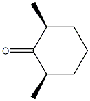 (2R)-2α,6α-Dimethylcyclohexanone Structure