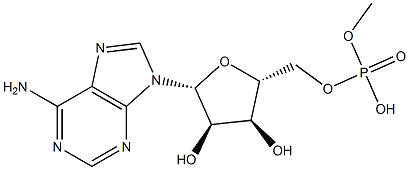5′-アデニル酸メチル 化学構造式