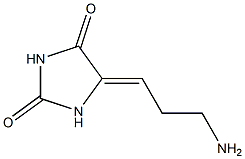 2,4-Imidazolidinedione,5-(3-aminopropylidene)-(9CI) Struktur