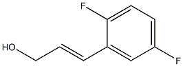 (E)-3-(2,5-difluorophenyl)prop-2-en-1-ol Struktur