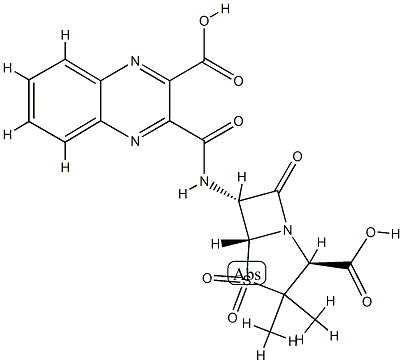 quinacillin sulfone Struktur