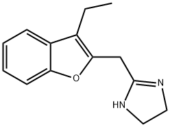 1H-Imidazole,2-[(3-ethyl-2-benzofuranyl)methyl]-4,5-dihydro-(9CI) Structure