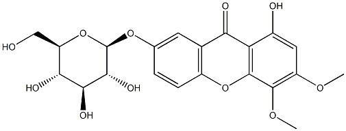 veratriloside|1,7-二羟基-3,4-二甲氧基山酮-7-O-Β-D-葡萄糖苷