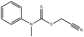 2-Cyanomethyl-N-methyl-N-phenyldithiocarbamate, min. 97% Structure