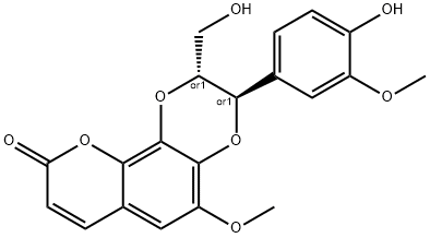 黄花菜木脂素A 结构式