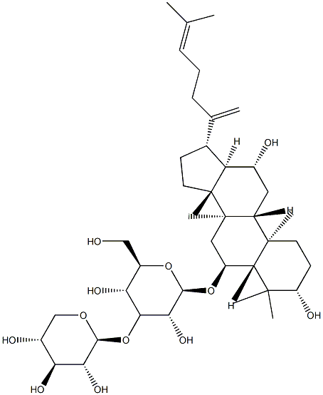三七皂苷T5 结构式