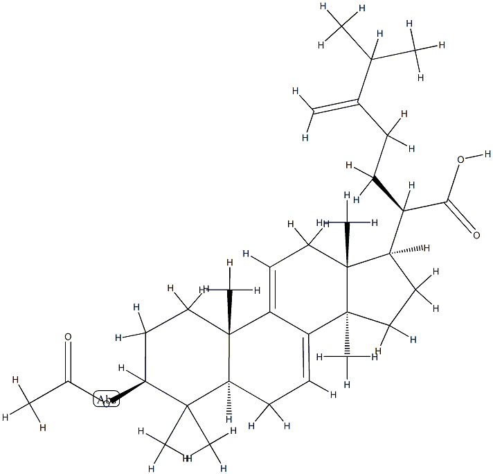 Dehydroeburicoic acid monoacetate Structure