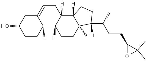 (24S)-24,25-环氧胆固醇,77058-74-3,结构式