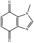 1H-Benzimidazole-4,7-dione,1-methyl-(9CI) 化学構造式