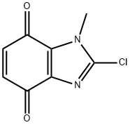 4,7-Benzimidazoledione,2-chloro-1-methyl-(7CI,8CI) 化学構造式