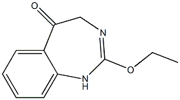 5H-1,3-Benzodiazepin-5-one,2-ethoxy-1,4-dihydro-(9CI) Structure