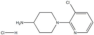 4-AMino-1-(3-chloro-2-pyridyl)piperidine hydrochloride, 97% Struktur