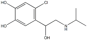 4-chloroisoprenaline 结构式