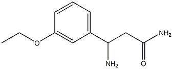 Benzenepropanamide, ba-amino-3-ethoxy- (9CI) Struktur