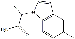 1H-Indole-1-acetamide,alpha,5-dimethyl-(9CI) Structure