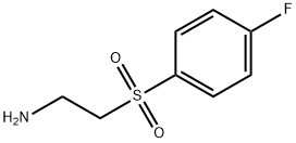 2-[(4-fluorophenyl)sulfonyl]ethanamine(SALTDATA: 0.95HCl 0.2H2O 0.15NH4Cl) Struktur