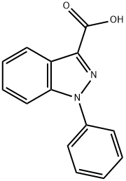 1H-Indazole-3-carboxylic acid, 1-phenyl- Structure