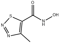 1,2,3-Thiadiazole-5-carboxamide,N-hydroxy-4-methyl-(9CI) Struktur
