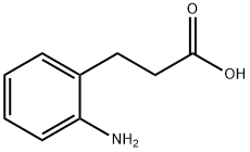 3-(2-Amino-phenyl)-propionic acid, 772-21-4, 结构式