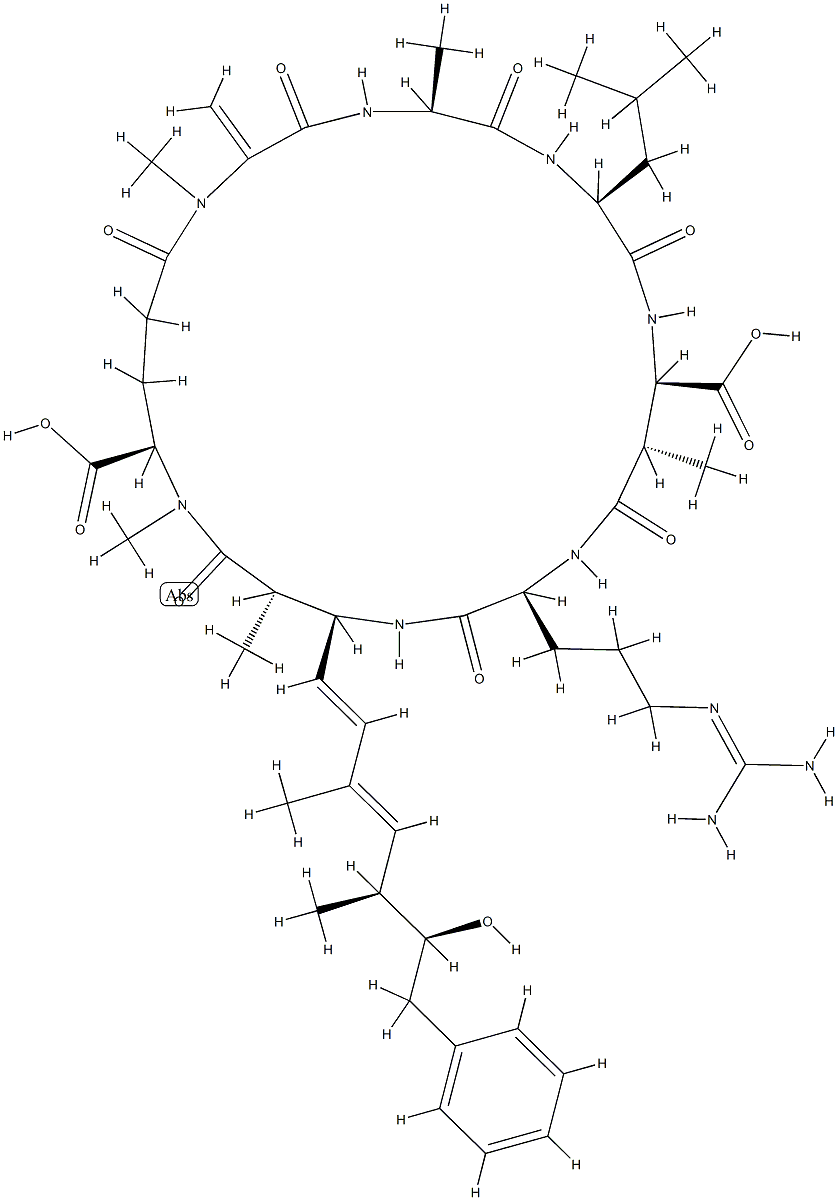 MICROCYSTIN-LR,77238-39-2,结构式