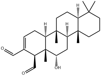 デアセチルスカララジアール 化学構造式