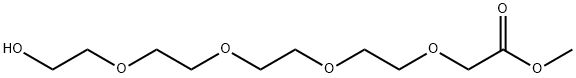 Hydroxy-PEG4-CH2CO2Me 结构式