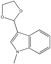1H-Indole,3-(1,3-dioxolan-2-yl)-1-methyl-(9CI)|