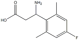 Benzenepropanoic acid, ba-amino-4-fluoro-2,6-dimethyl- (9CI) Structure