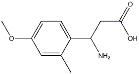 Benzenepropanoic acid, ba-amino-4-methoxy-2-methyl- (9CI) Structure