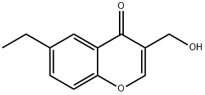 4H-1-Benzopyran-4-one,6-ethyl-3-(hydroxymethyl)-(9CI) Structure