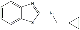 2-Benzothiazolamine,N-(cyclopropylmethyl)-(9CI) Struktur