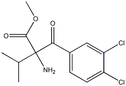 Phenylalanine,  3,4-dichloro--alpha--(1-methylethyl)--bta--oxo-,  methyl  ester Structure