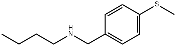 butyl({[4-(methylsulfanyl)phenyl]methyl})amine Structure