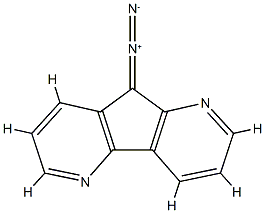 9H-Cyclopenta[1,2-b:3,4-b]dipyridine,9-diazo-(7CI) Structure