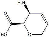 L-threo-Hex-4-enonic acid, 3-amino-2,6-anhydro-3,4,5-trideoxy- (9CI) 化学構造式