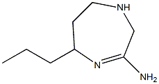 1H-1,4-Diazepin-3-amine,2,5,6,7-tetrahydro-5-propyl-(9CI),775558-05-9,结构式