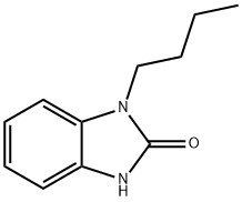1-ブチル-1H-ベンゾイミダゾール-2(3H)-オン 化学構造式