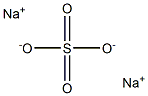 Sodium sulfate Struktur
