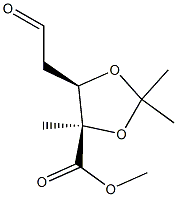 L-erythro-Penturonic acid, 2-deoxy-4-C-methyl-3,4-O-(1-methylethylidene)-, methyl ester (9CI) Struktur