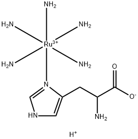 pentaammineruthenium(III)histidine complex Struktur