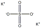 Potassium sulfate Struktur