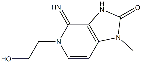 2H-Imidazo[4,5-c]pyridin-2-one,1,3,4,5-tetrahydro-5-(2-hydroxyethyl)-4-imino-1-methyl-(9CI)|