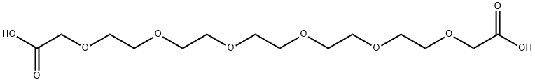 3,6,9,12,15,18-ヘキサオキサイコサン二酸 化学構造式