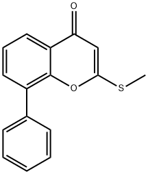 4H-1-Benzopyran-4-one, 2-(methylthio)-8-phenyl-,778643-54-2,结构式