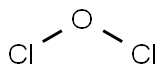 dichlorine oxide  Structure