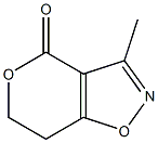 4H-Pyrano[3,4-d]isoxazol-4-one,6,7-dihydro-3-methyl-(9CI) 结构式