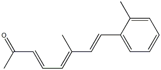 3,5,7-Octatrien-2-one,6-methyl-8-o-tolyl-(5CI) Struktur