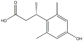 Benzenepropanoic acid, 4-hydroxy-ba,2,6-trimethyl-, (baS)- (9CI) Struktur
