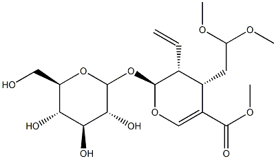 断马钱子苷二甲基缩醛 结构式